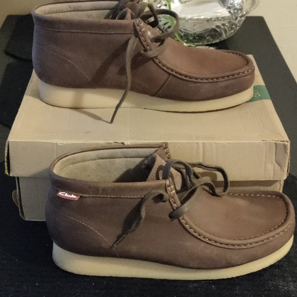 Clarks Brown Leather Men's Derbys